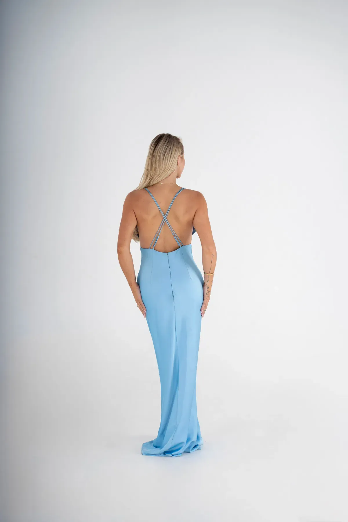 Lexi Dulce Maxi Gown Baby Blue - Image 3