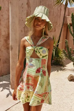 Natalya Dress El Jardin by Zaco Size 8 for rent on The Volte - image 1