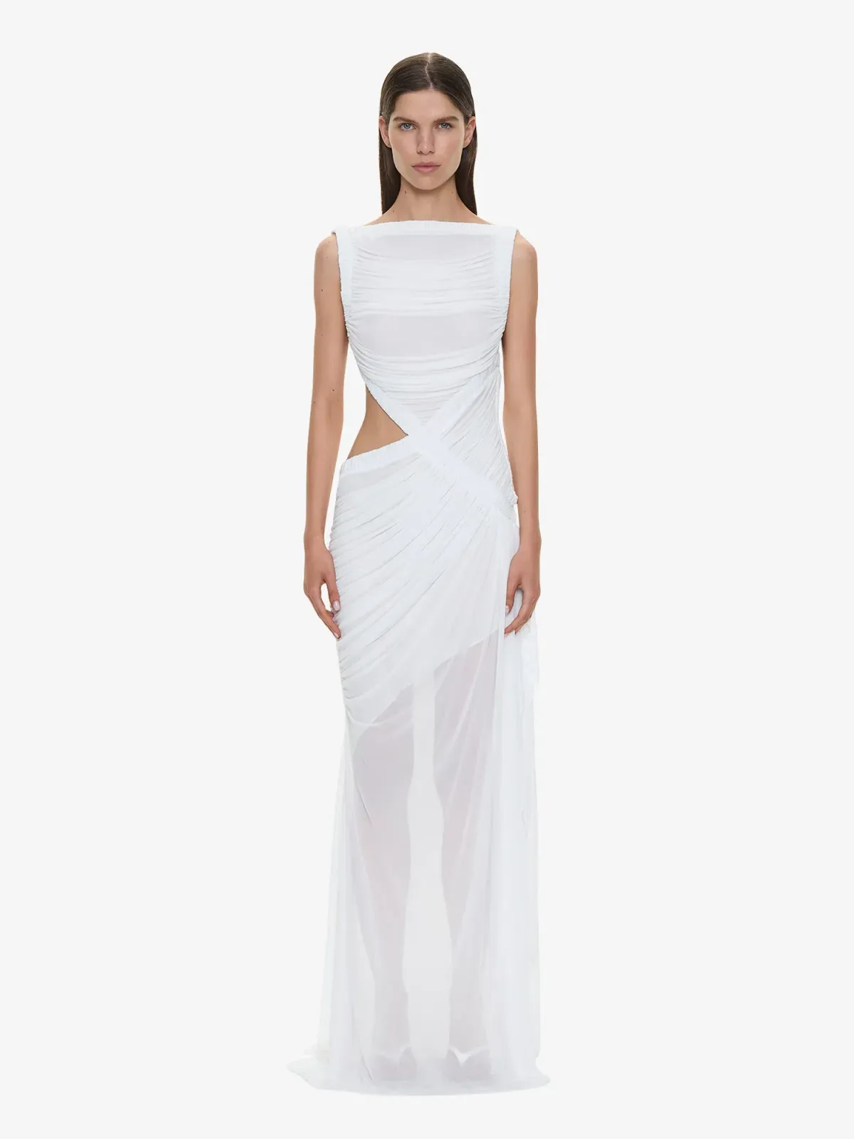 Christopher Esber Theia Squared Dress White Size 6 - Image 1