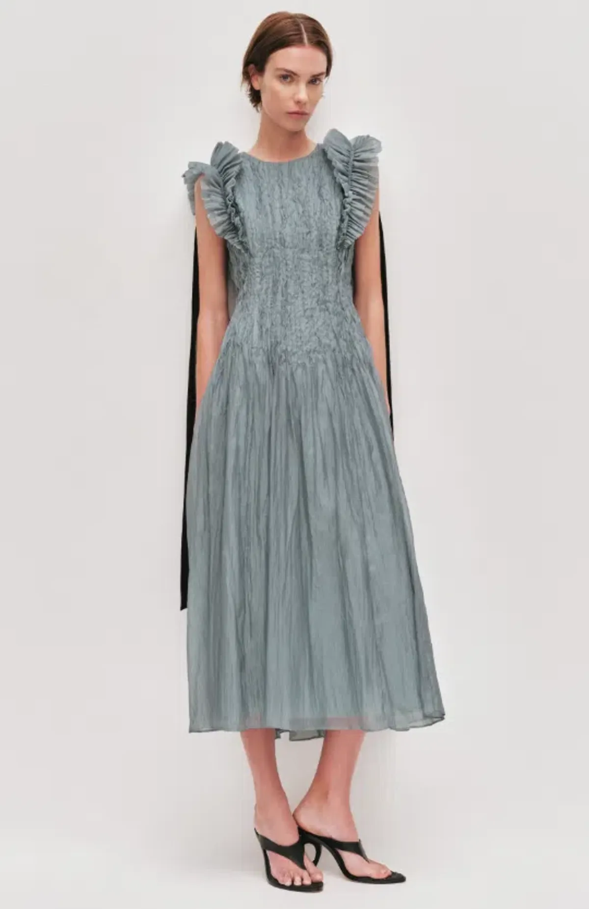 AJE Mathilde Maxi Dress Duck egg Size 8 - Image 1