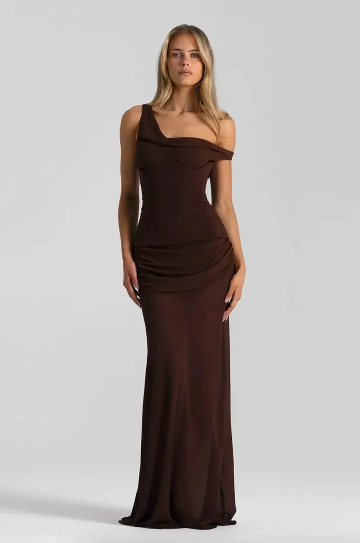 Natalie Rolt Cadence Gown Espresso size 0 - Image 1