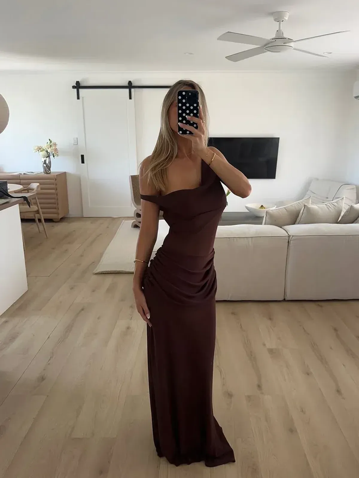 Natalie Rolt Cadence Gown Espresso size 0 - Image 2