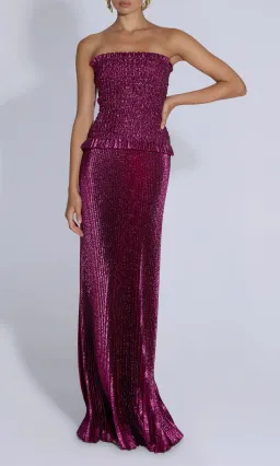 LIDEE WOMAN MAYA GOWN SANGRIA / SIZE 8 for rent on The Volte - image 4