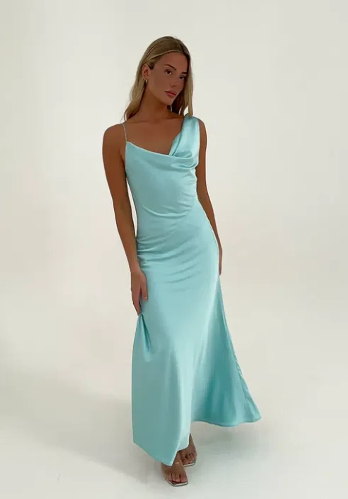 HNTR The Label Bianka Gown – Aqua sz 6 - Image 4