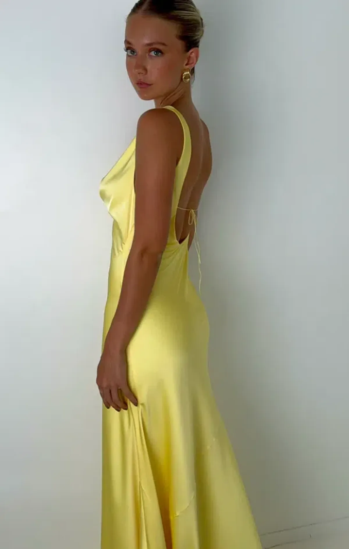HNTR The Label Bianka Gown – Lemon sz 6 - Image 2