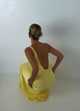HNTR The Label Bianka Gown – Lemon sz 6 for rent on The Volte - image 5