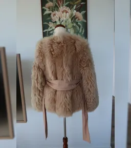 ZIMMERMANN Resistance Belted Shearling Leather Jacket for rent on The Volte - image 5