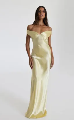 Natalie Rolt Bridget Gown – Lemon sz 6 for rent on The Volte - image 2