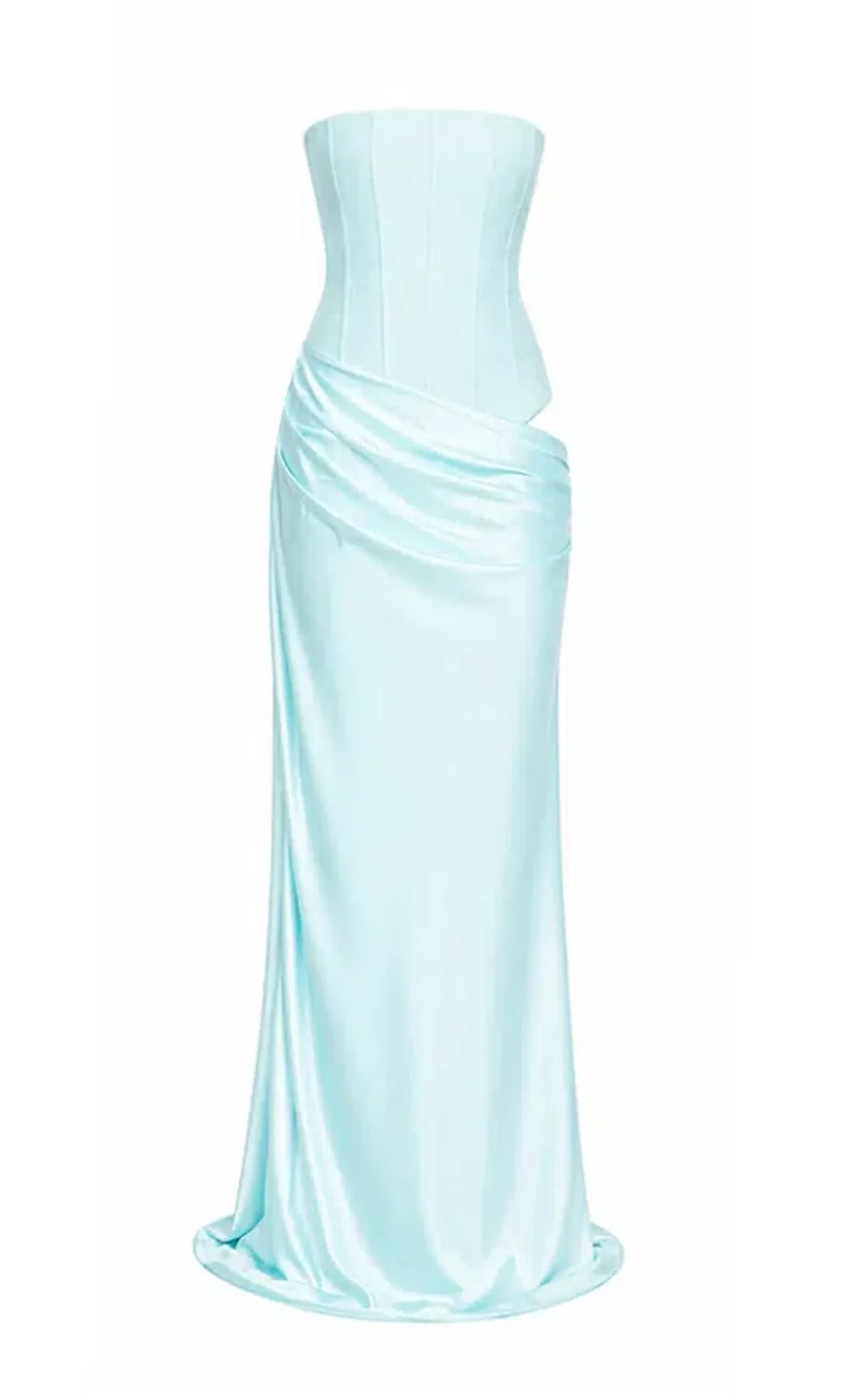 HNTR The Label Huxley Gown – Aqua sz 8 - Image 6