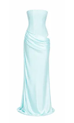 HNTR The Label Huxley Gown – Aqua sz 8 for rent on The Volte - image 6