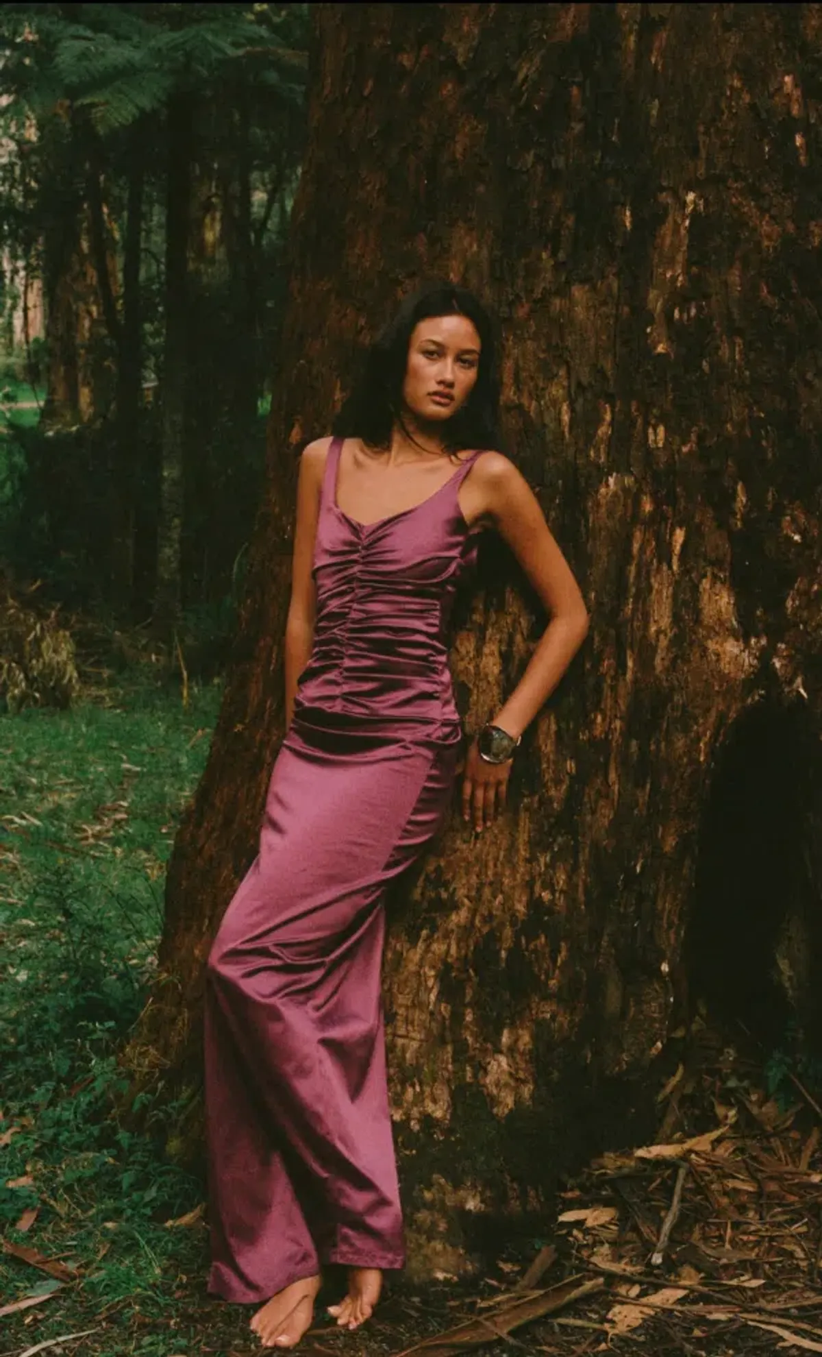 Ance gria Atlein Gown - Plum size 8 - Image 4