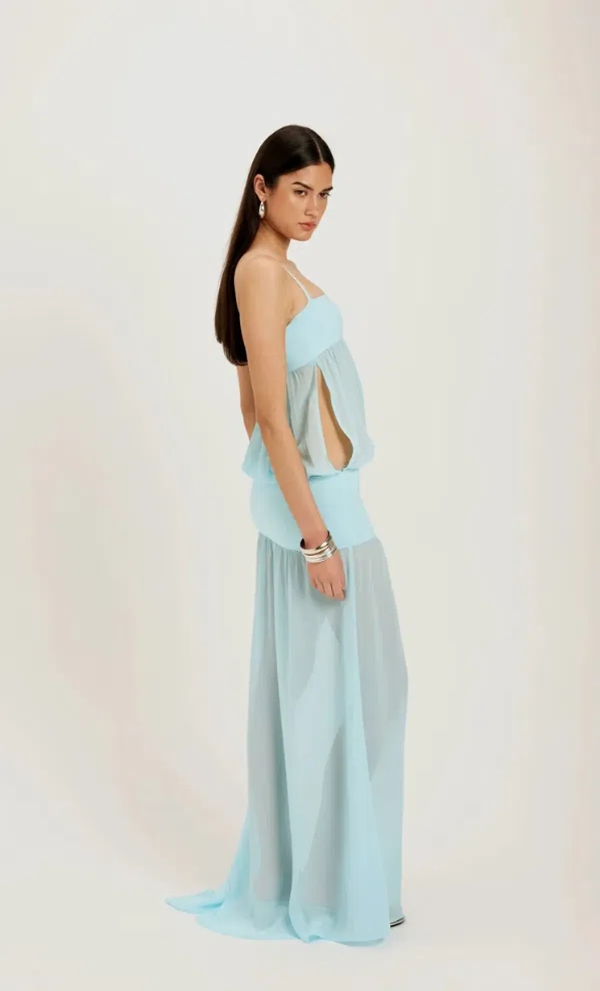 Ance Gria Romeo Dress Aqua Size S - Image 2