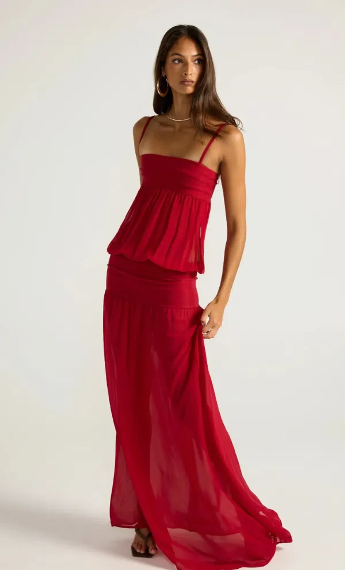 Ance Gria Romeo Gown - Red S - Image 4