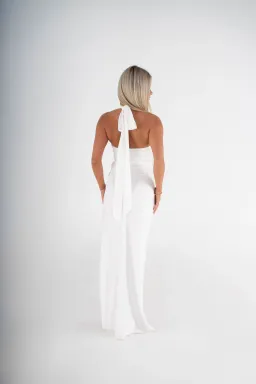 Bianca & Bridgett Gigi Maxi Gown White for rent on The Volte - image 2