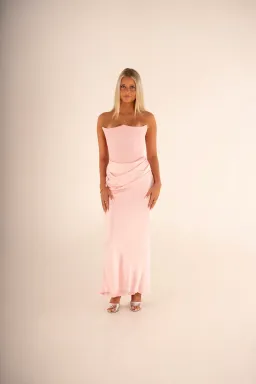House of Cb Persephone Gown Pink for rent on The Volte - image 2