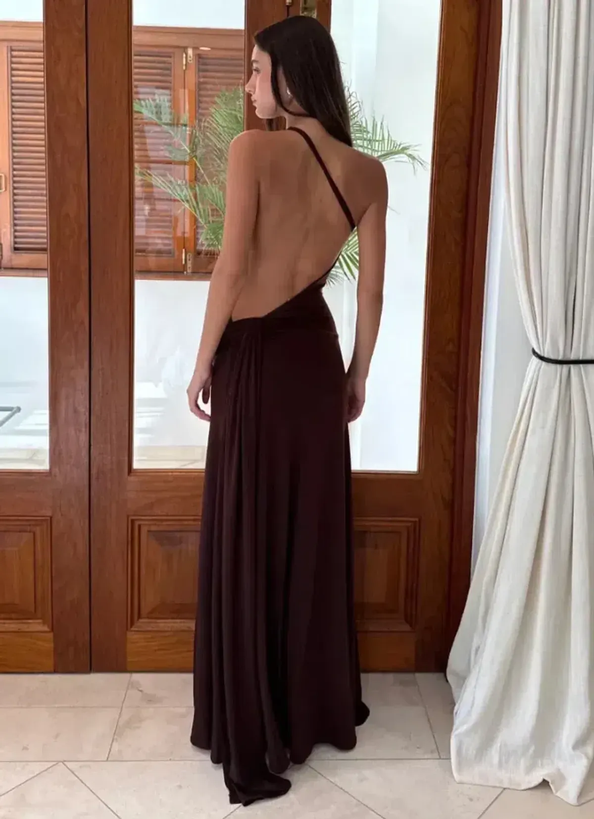 Ance Gria - Gaia Gown (Brown) Size Small - Image 5