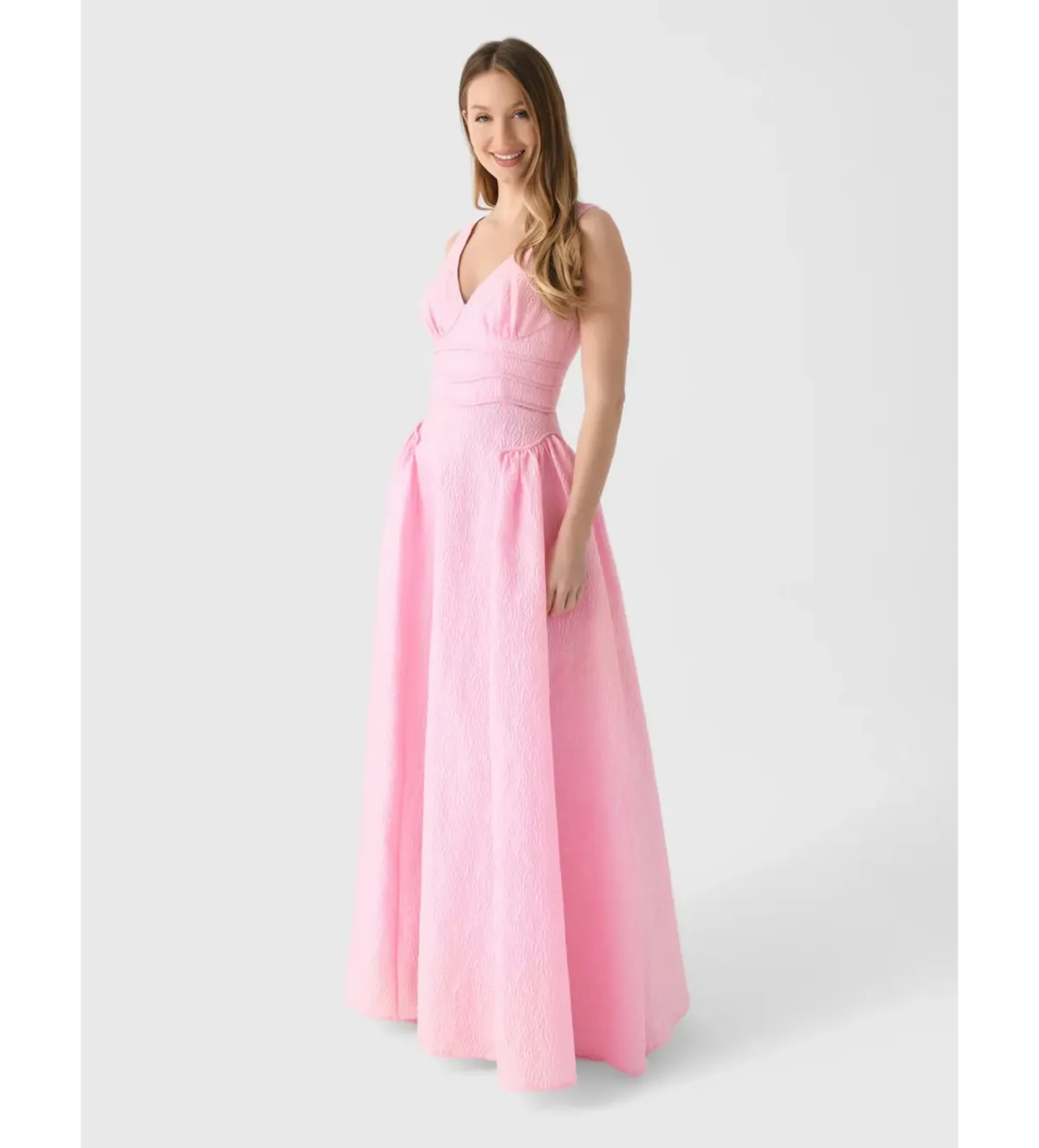 Rachel Gilbert Sophia Gown Pink Size 10 - Image 2