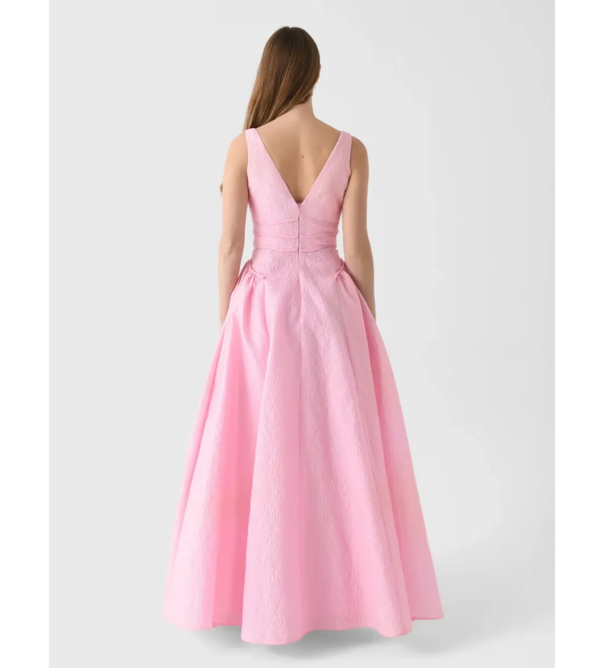 Rachel Gilbert Sophia Gown Pink Size 10 - Image 3