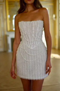 Rosie Etienne | Lustre Mini Dress | Size 8 for rent on The Volte - image 1