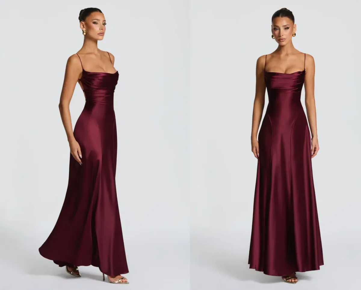 Adelina Maxi Dress - Cherry Lacquer (size S)  - Image 1