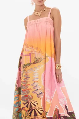 Camilla Wide Strap Sundress Capri Me size XXL for rent on The Volte - image 2