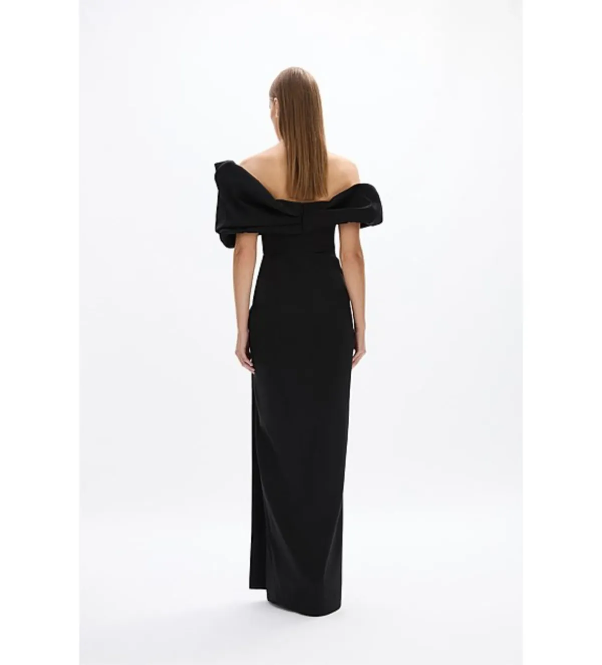 Rachel Gilbert Gia Gown in Black Size 1/AU8 - Image 3
