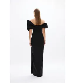 Rachel Gilbert Gia Gown in Black Size 1/AU8 for rent on The Volte - image 3