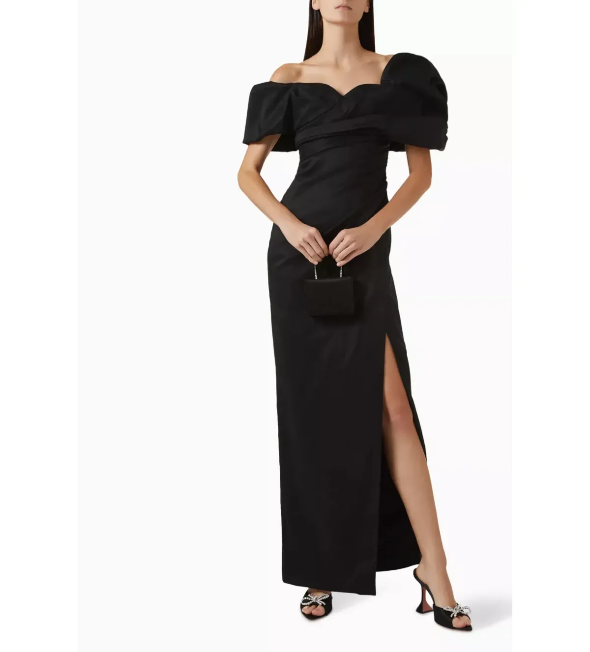 Rachel Gilbert Gia Gown Black Size 1/AU 8 - Image 1