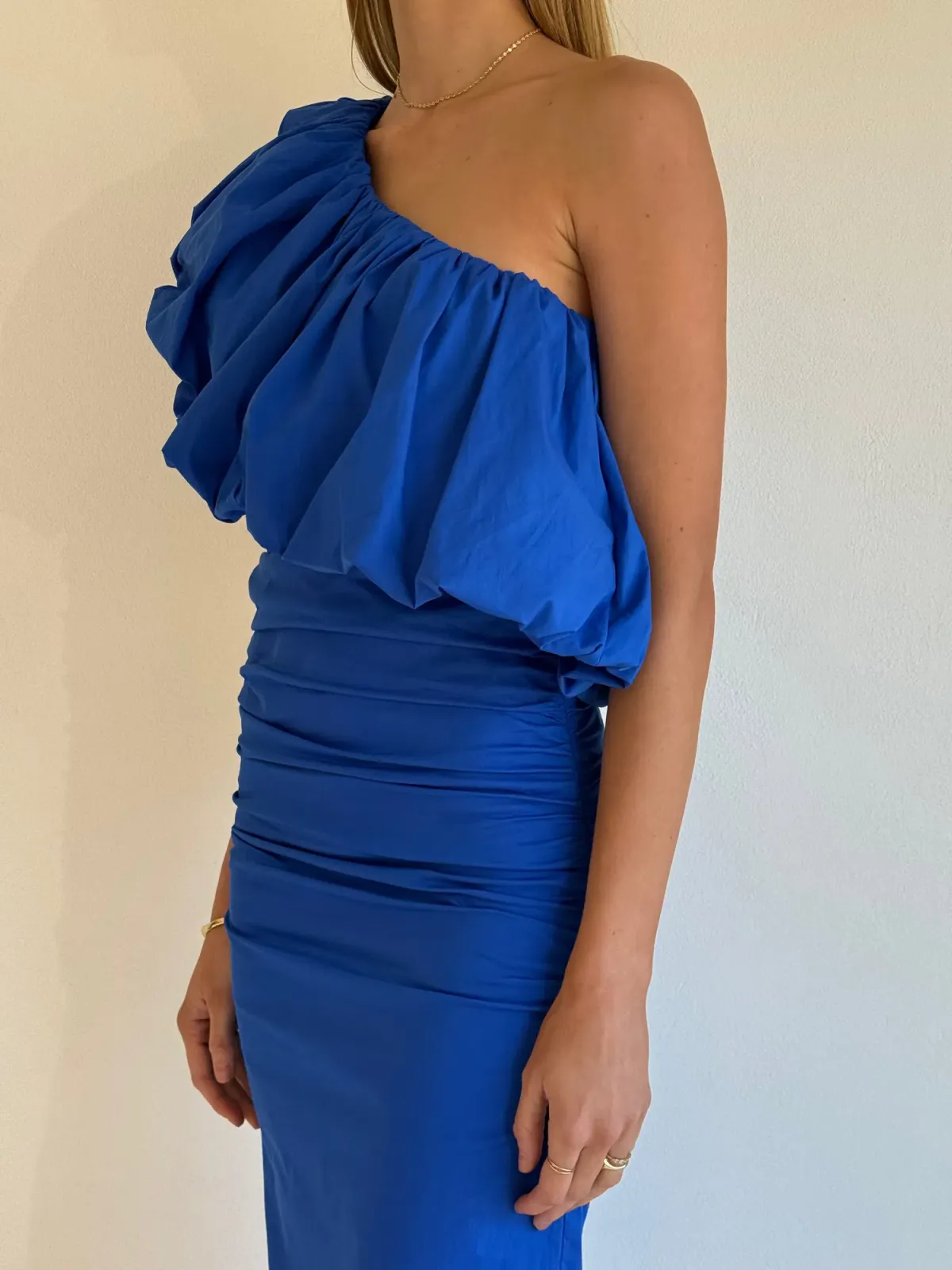 By Nicola Maya Maxi Dress Gown In Cobalt | Size AU 6 - Image 2