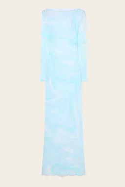 PUCCI - MARMO PRINT TULLE LONG DRESS for rent on The Volte - image 4
