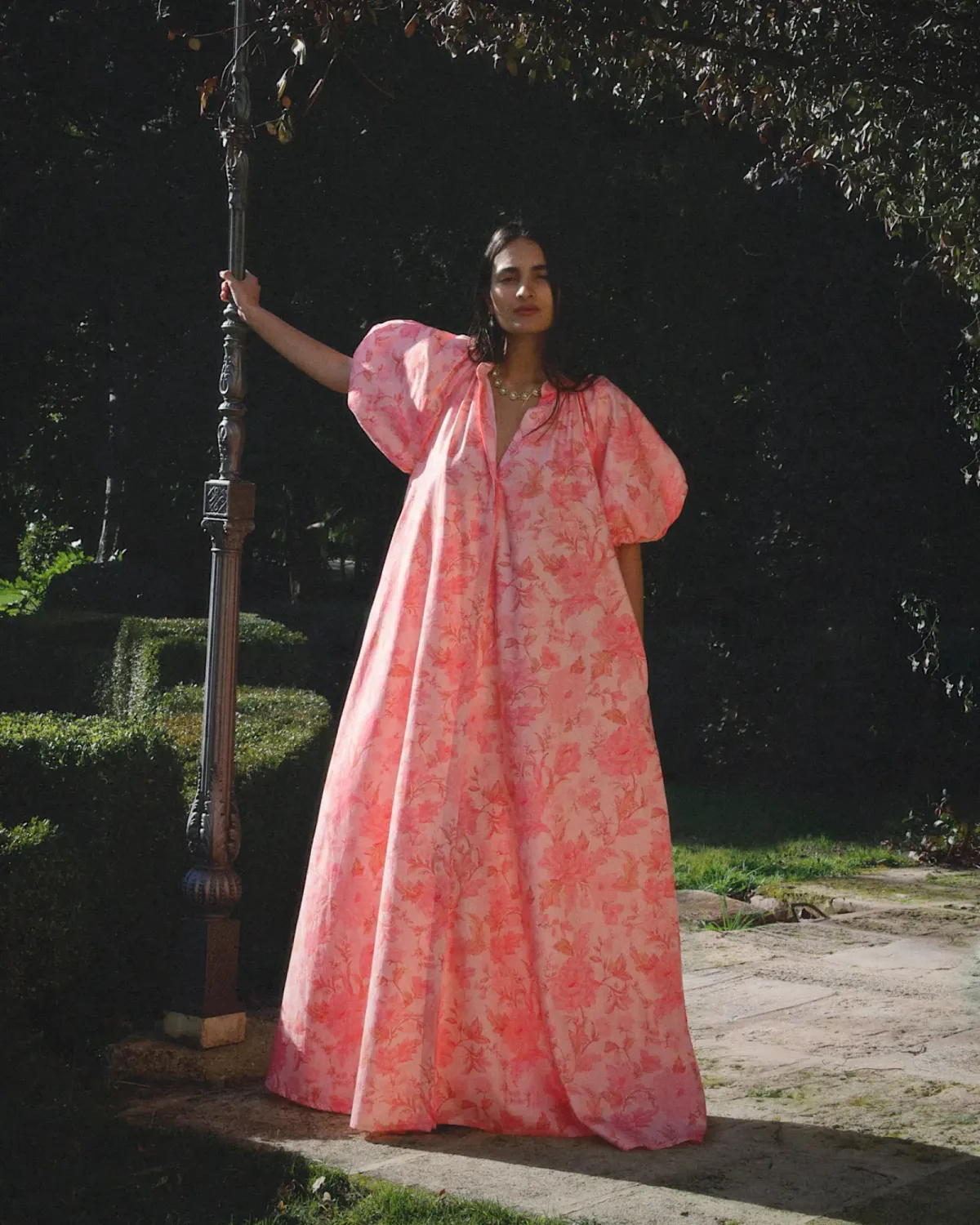 Morton Mac Lucia Dress Blush Rose One Size/ Petite Length - Image 2