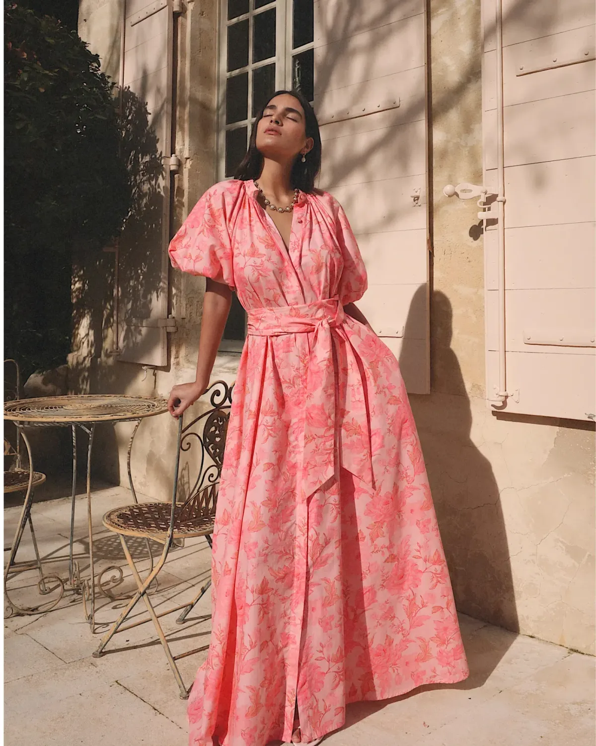 Morton Mac Lucia Dress Blush Rose One Size/ Petite Length - Image 1