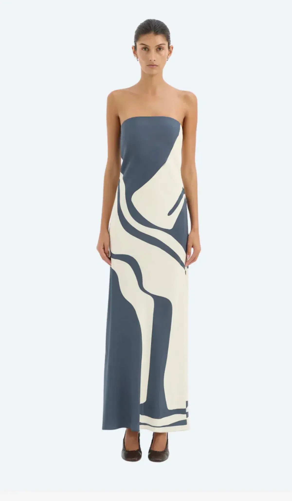 SIR THE LABEL LILOU STRAPLESS DRESS - Image 2