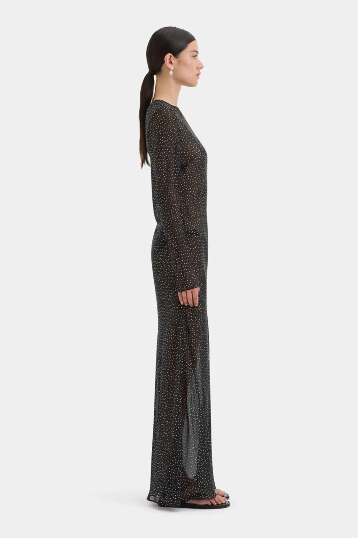 SIR THE LABEL LISANDER LONG SLEEVE DRESS - Image 3