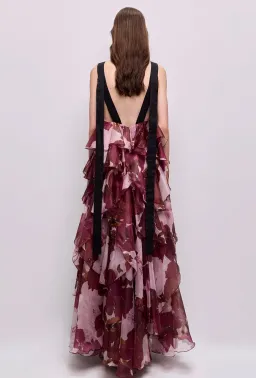 Aje Athena Gown Aquarelle size 10  for rent on The Volte - image 5