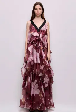 Aje Athena Gown Aquarelle size 10  for rent on The Volte - image 1
