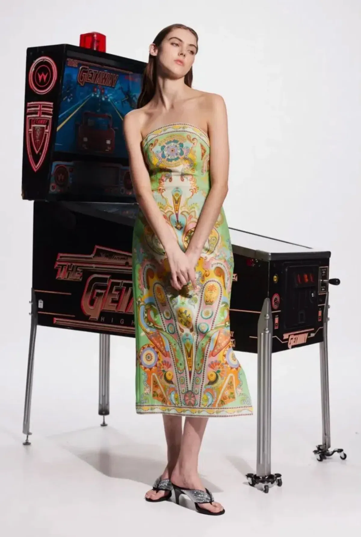 Alemais Pinball Bodice Midi Dress size 10 - Image 2