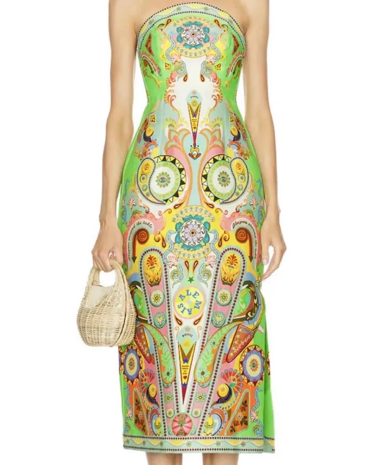 Alemais Pinball Bodice Midi Dress size 10 - Image 1