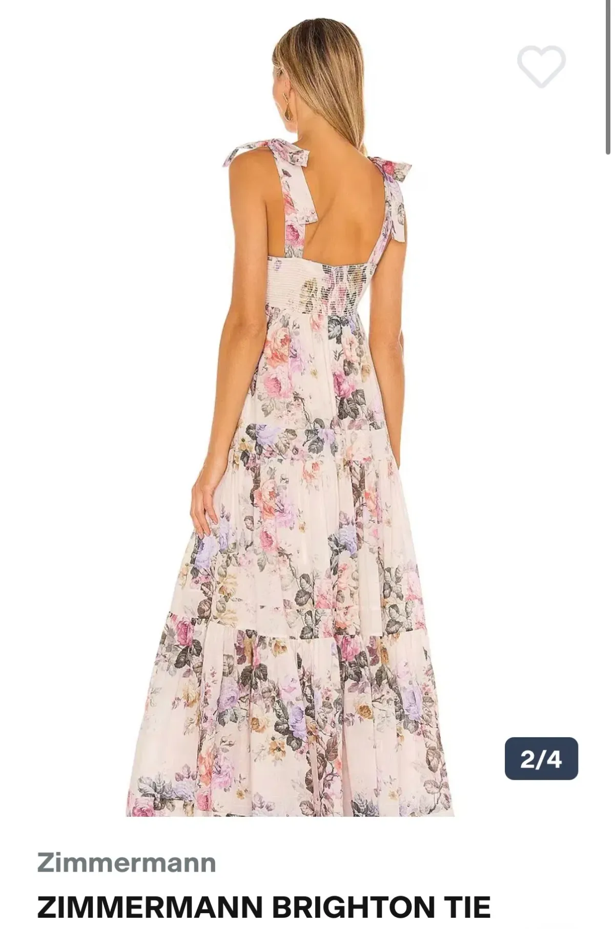 Zimmerman Brighton Tie Shoulder dress - Image 2