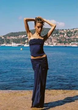 ANCE GRIA JUDE SET NAVY BLUE SIZE 6 (XS) for rent on The Volte - image 6