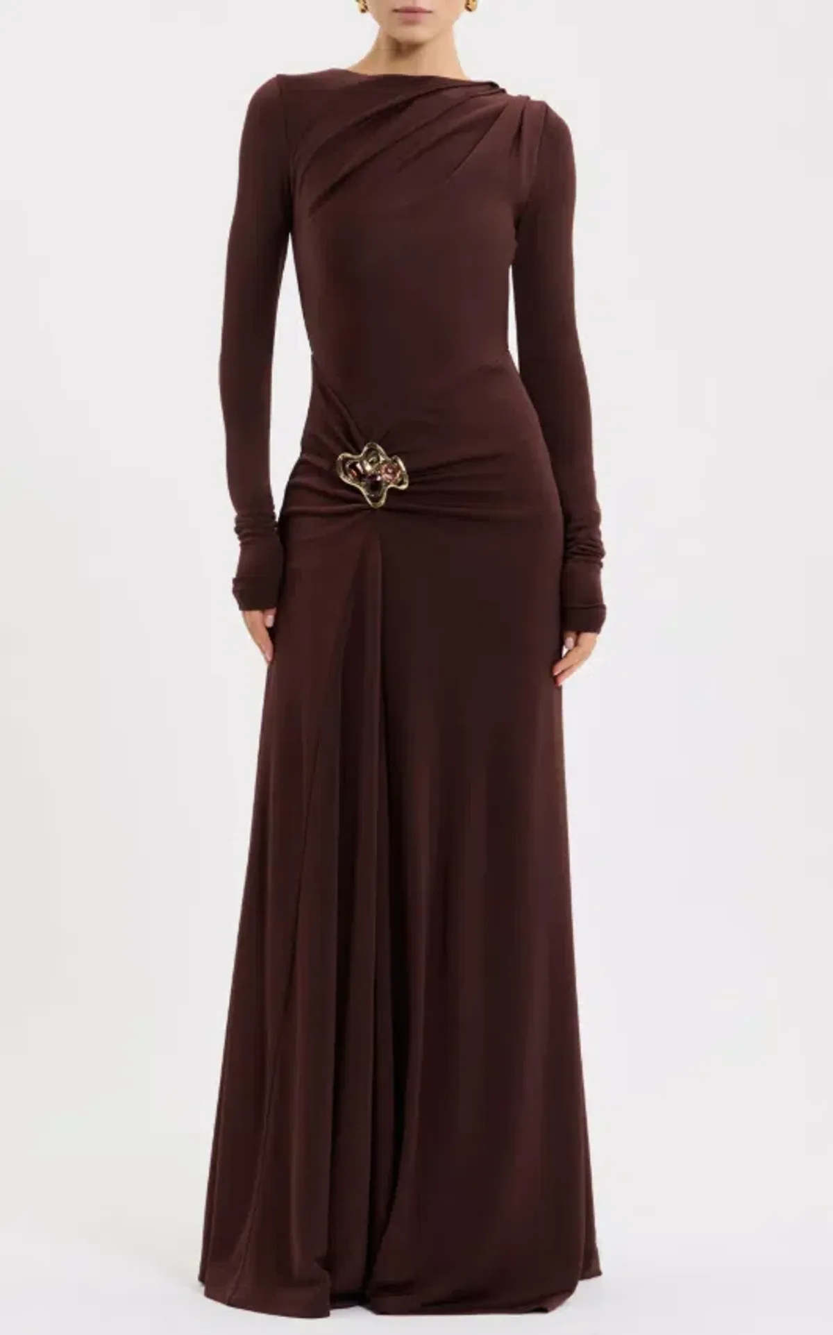 Rebecca Vallance Hazine Long Sleeve Maxi Dress Size 6 - Image 1