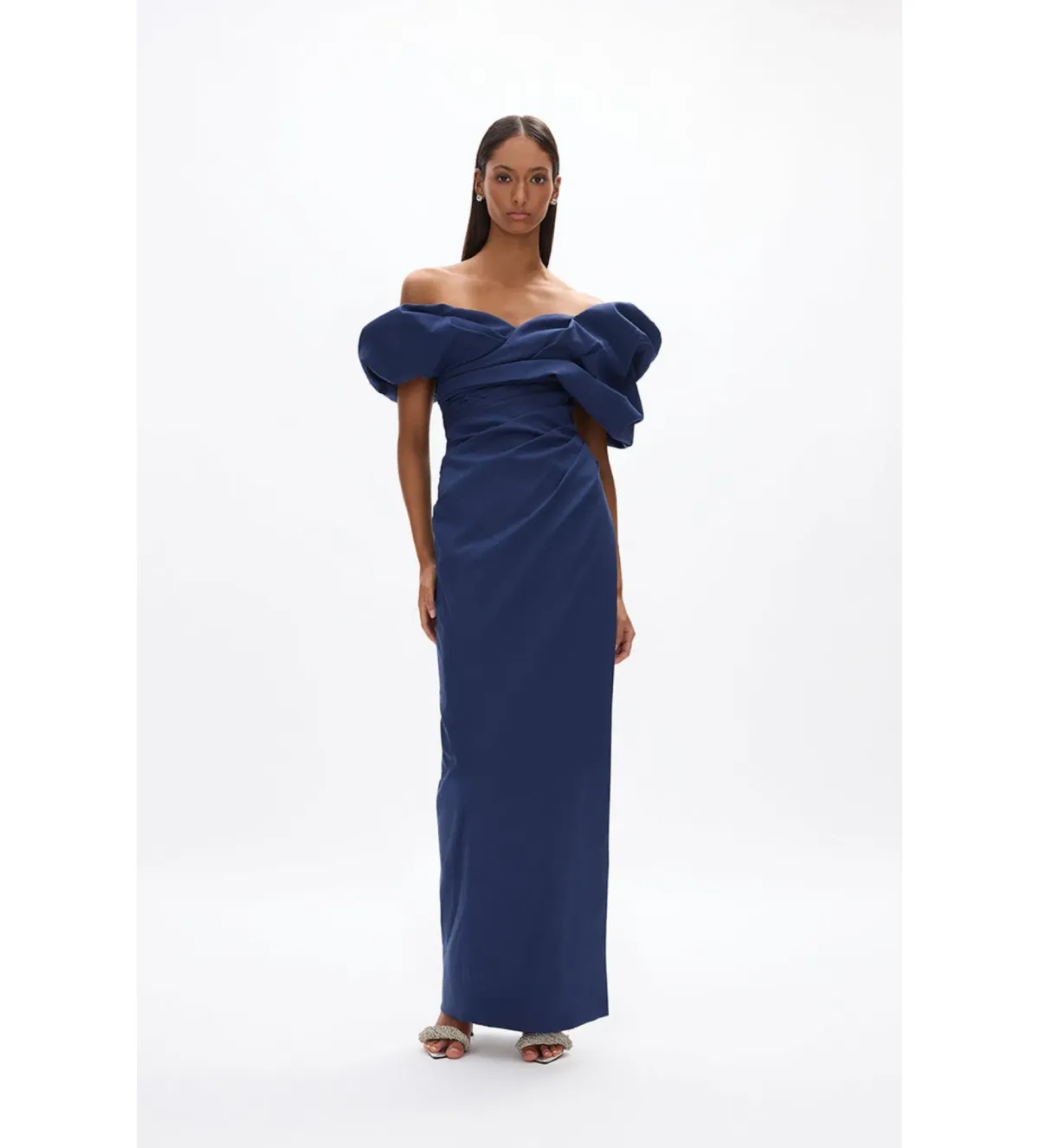 Rachel Gilbert Gia Gown in Navy Size AU10 - Image 1
