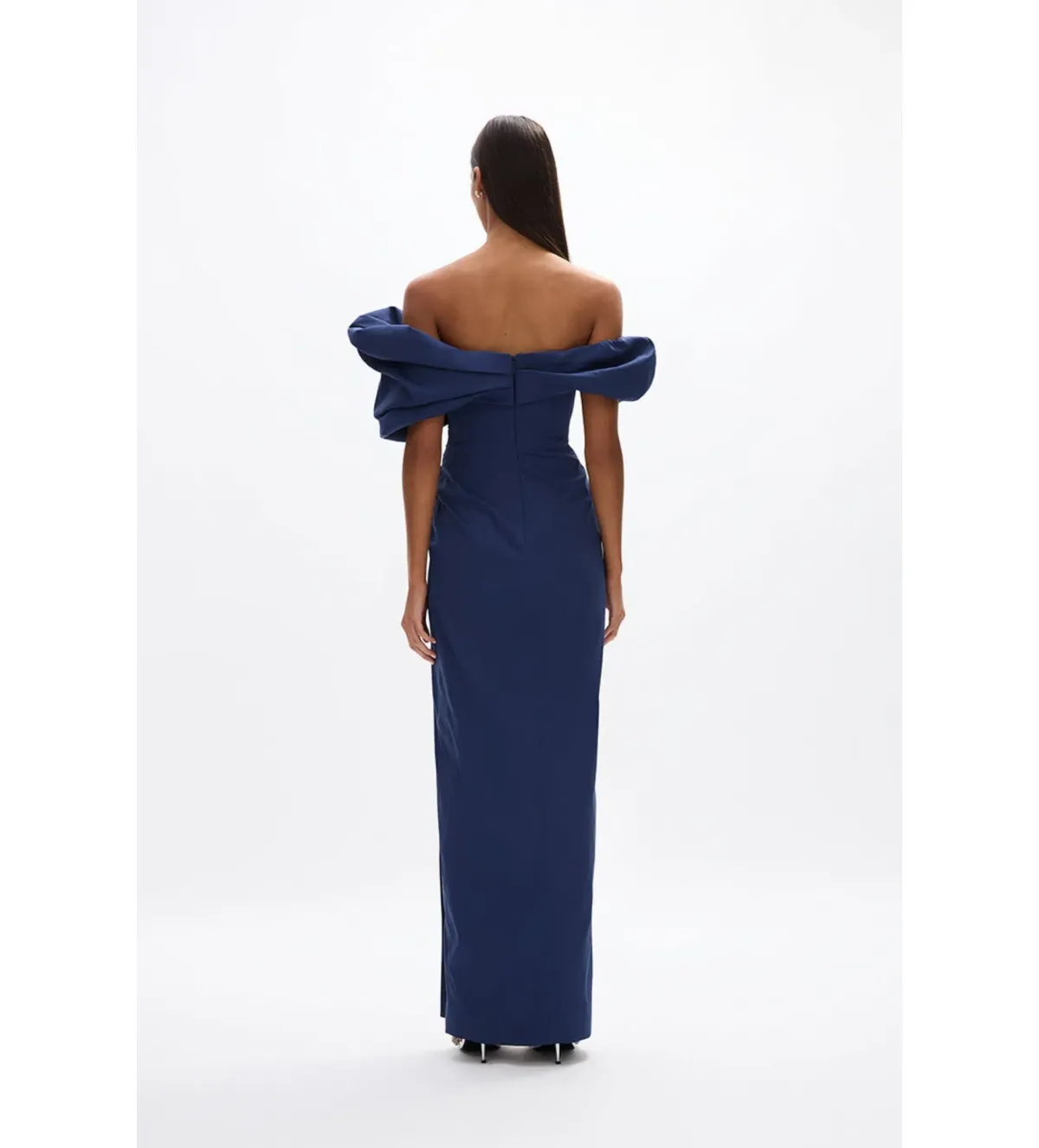 Rachel Gilbert Gia Gown in Navy Size AU10 - Image 3