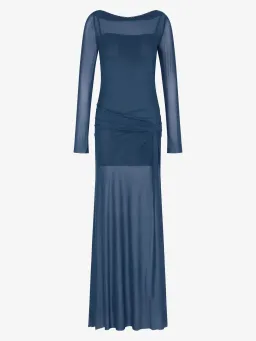Bec & Bridge Marabou Long Sleeve Maxi Dress size 10 for rent on The Volte - image 4