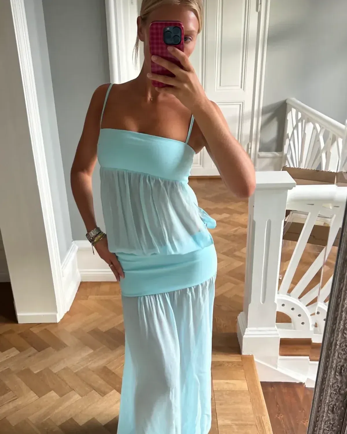 Ance Gria Romeo Gown Aqua size XS - Image 5