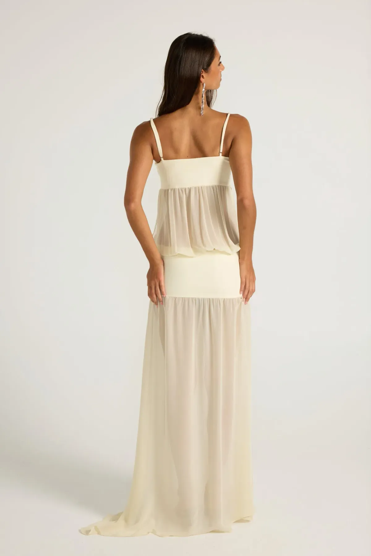 Ance Gria Romeo Gown Cream size S - Image 3