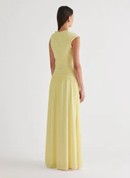 Anna Quan Andie Dress Limoncello for rent on The Volte - image 4