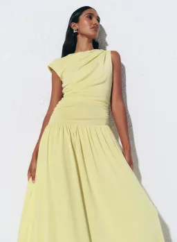 Anna Quan Andie Dress Limoncello for rent on The Volte - image 3