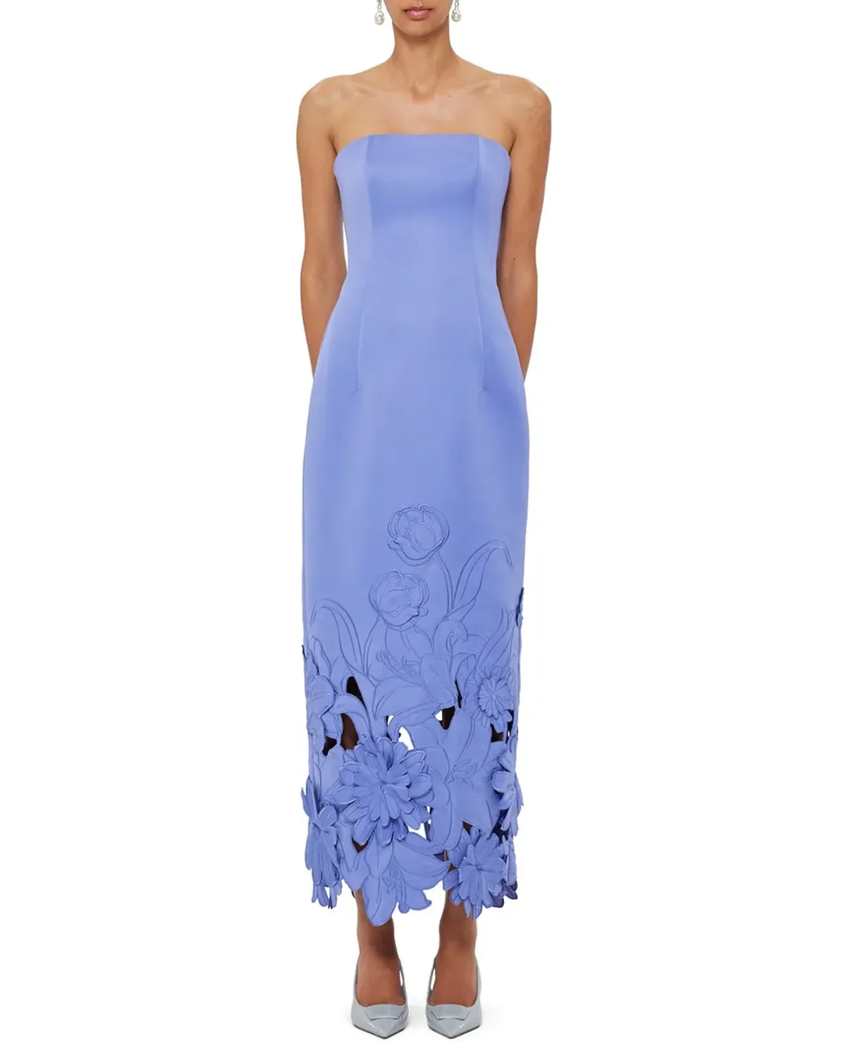 Leo Lin Rayna Applique Bustier Dress - Image 2