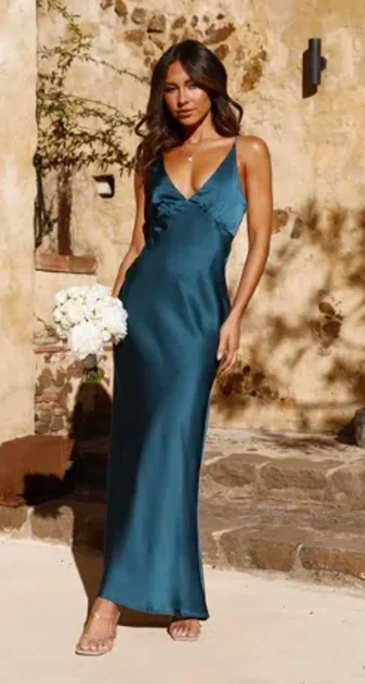 Ziah Maxi Dress Teal - Billy J - Image 1